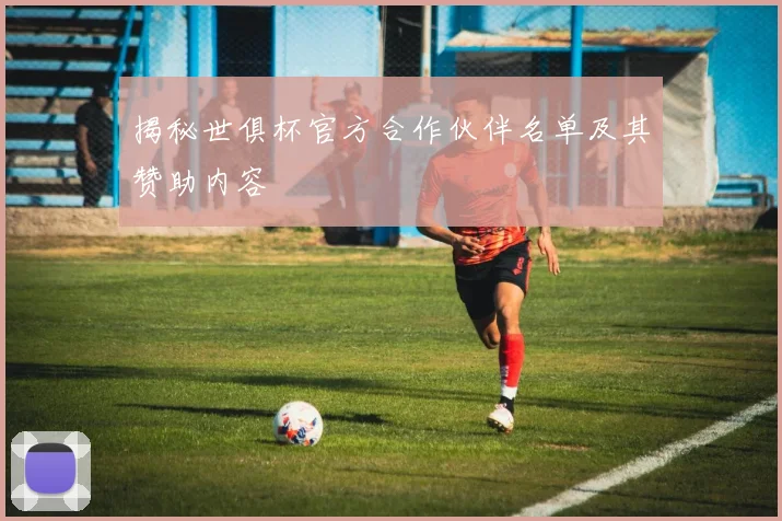 揭秘世俱杯官方合作伙伴名单及其赞助内容